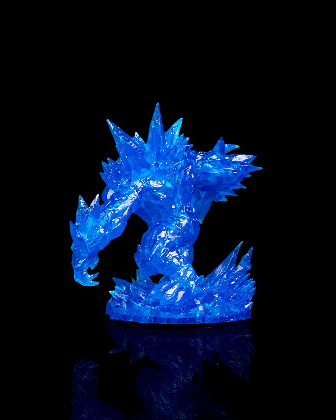 Glacier Golem, primed grey