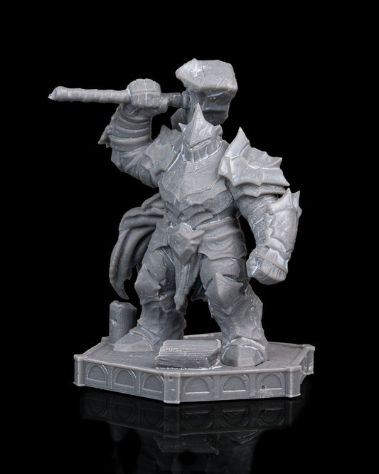 Warden Golem, primed grey