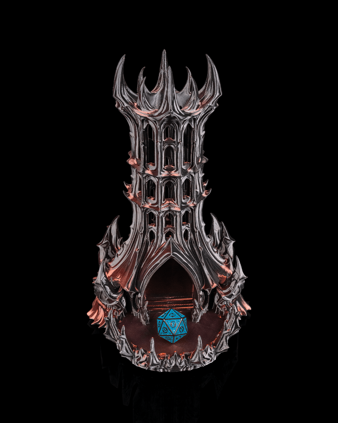 Obsidian Citadel dice tower