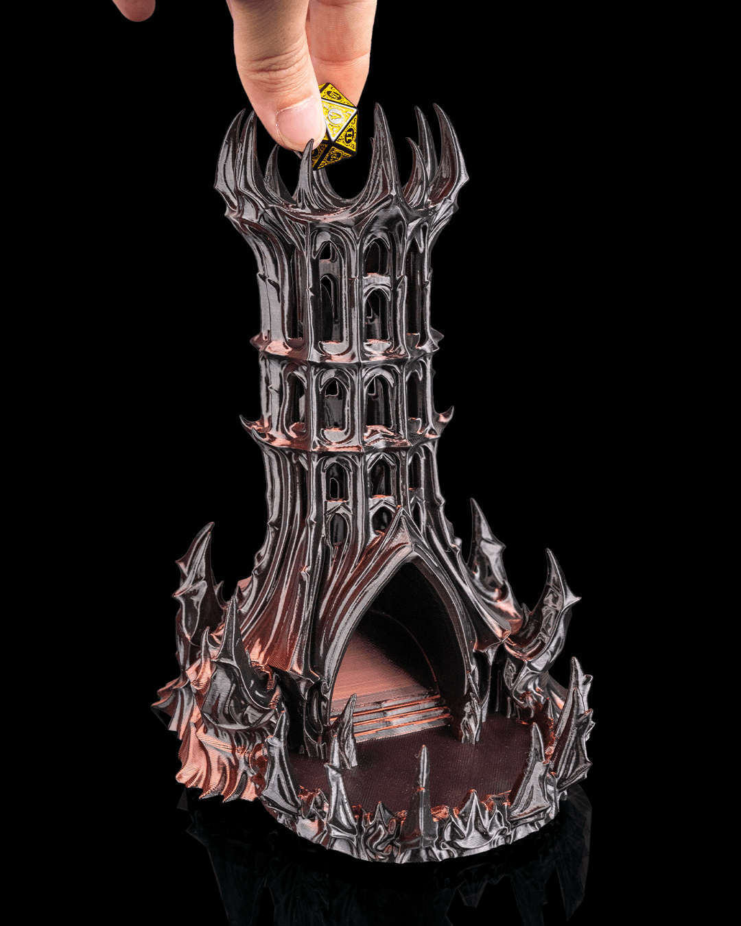 Obsidian Citadel dice tower