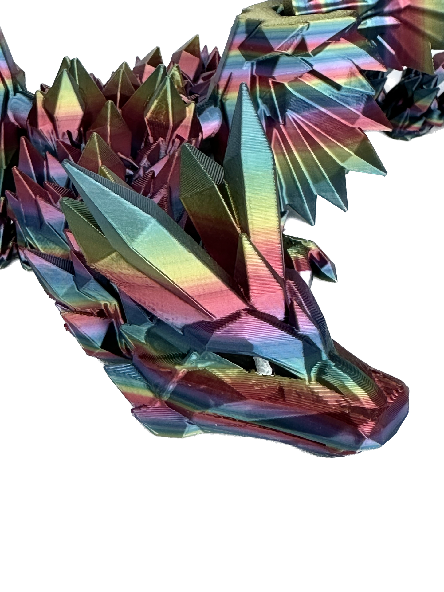 Crystal winged volwassen draak