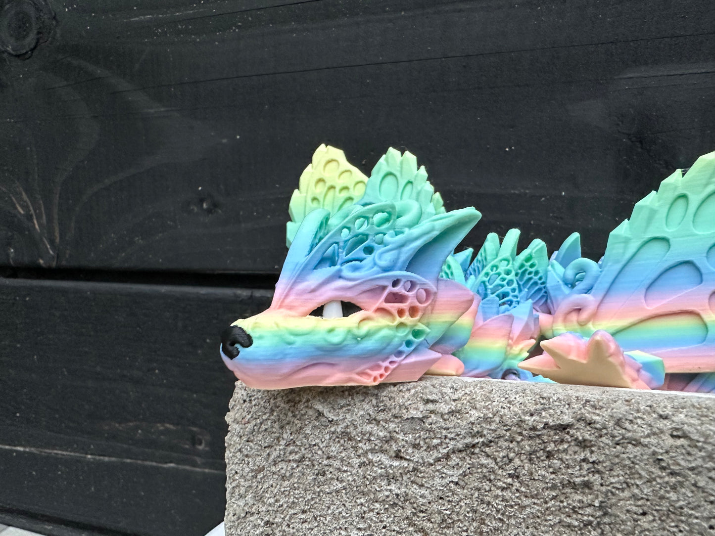 Fae wolf winged draak