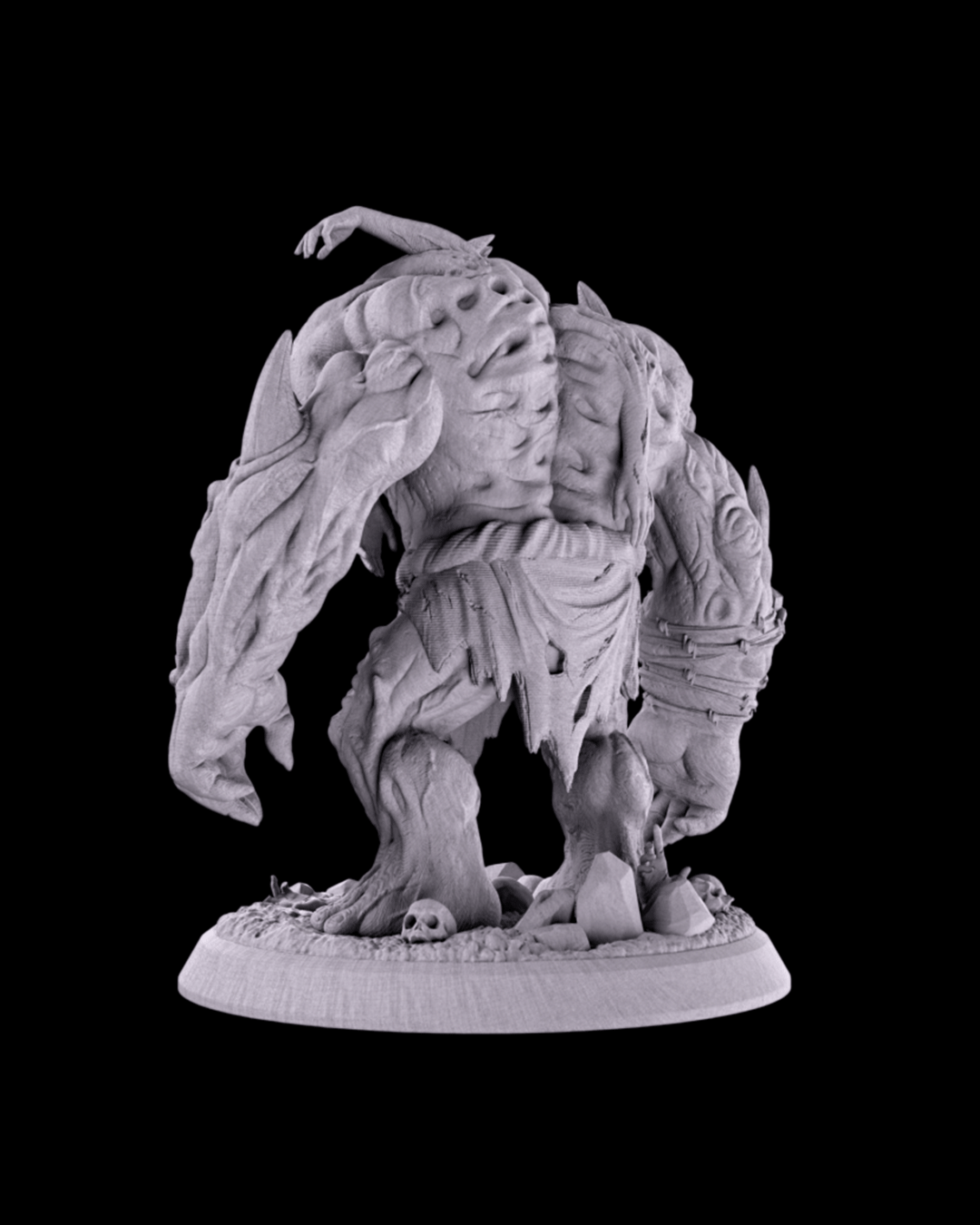 Flesh Golem, primed grey