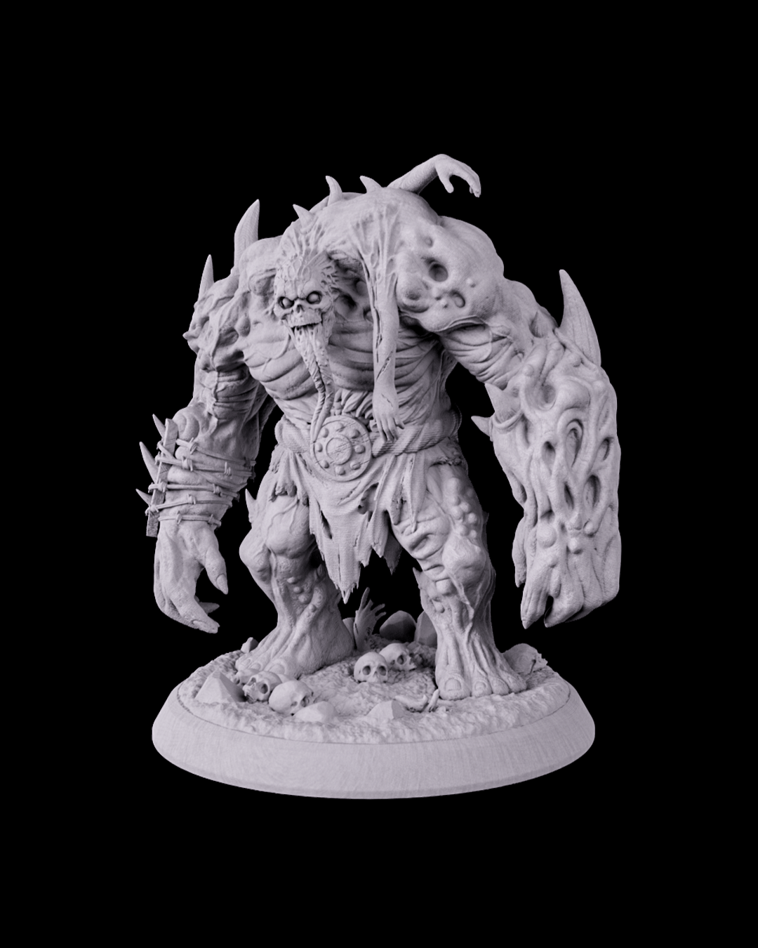 Flesh Golem, primed grey