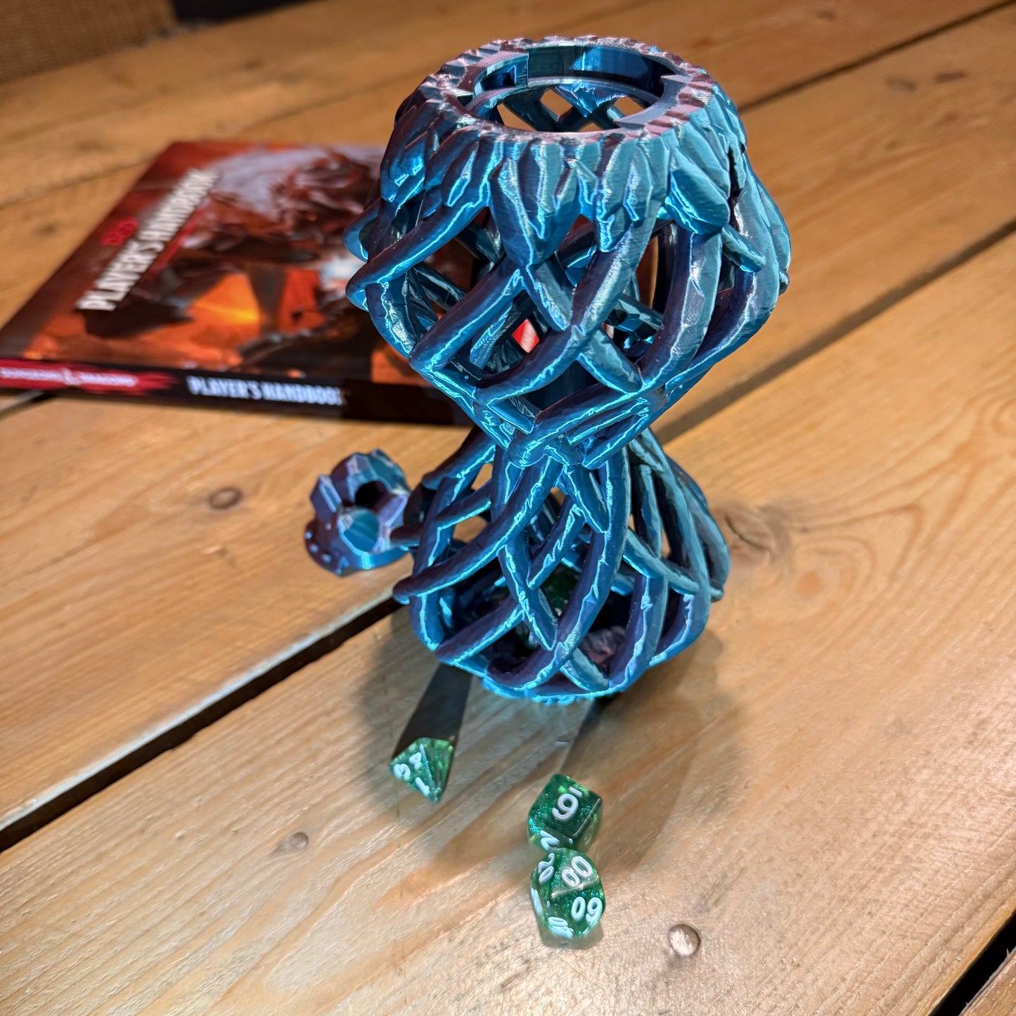 Twisted Hourglass Dice Tower