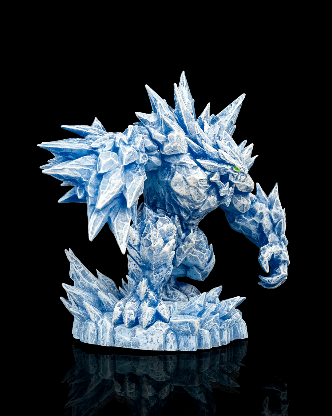 Glacier Golem, primed grey