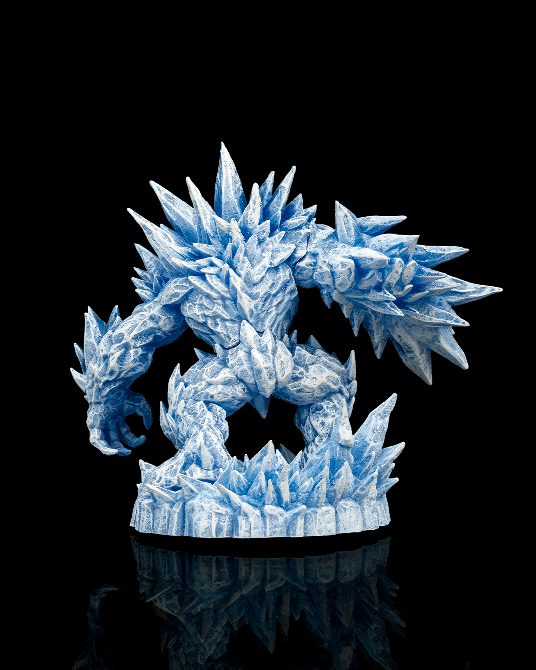 Glacier Golem, primed grey
