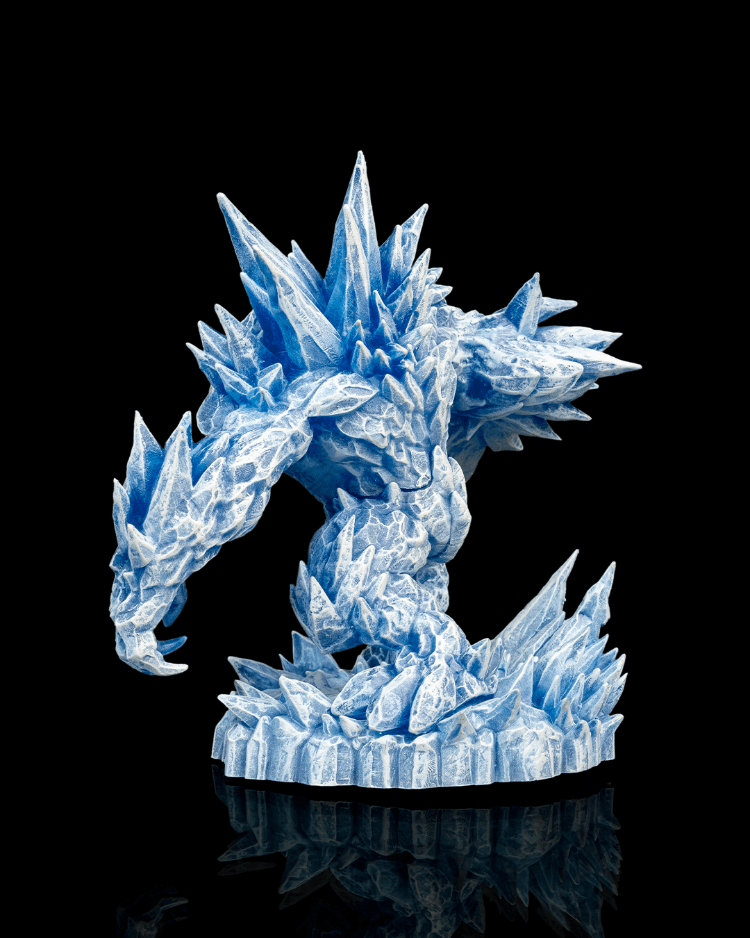 Glacier Golem, primed grey