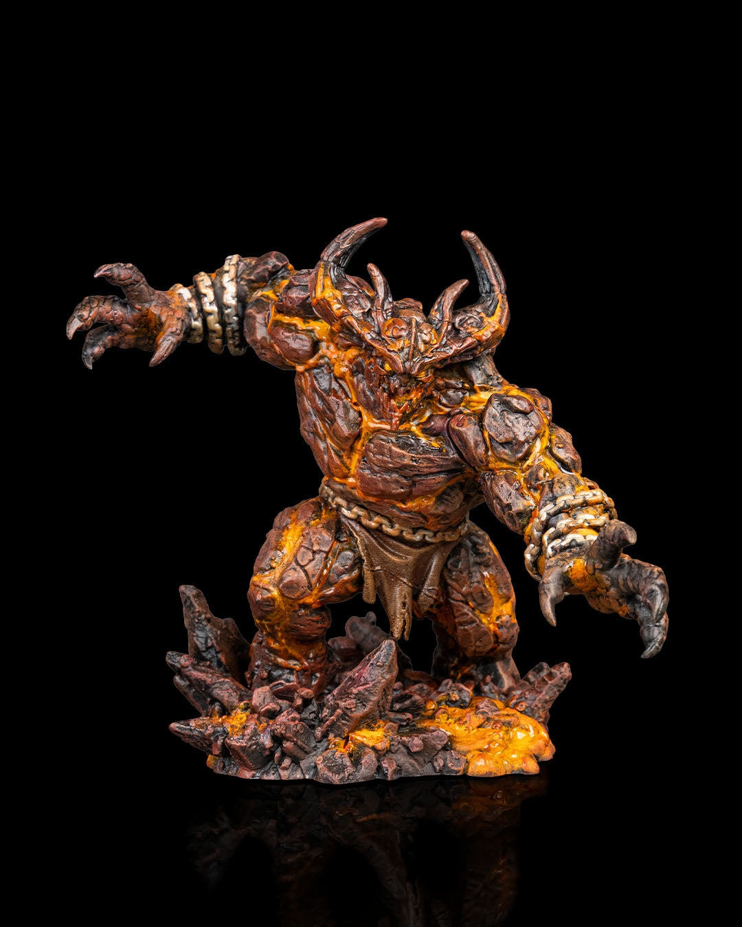 Magma Golem, primed grey
