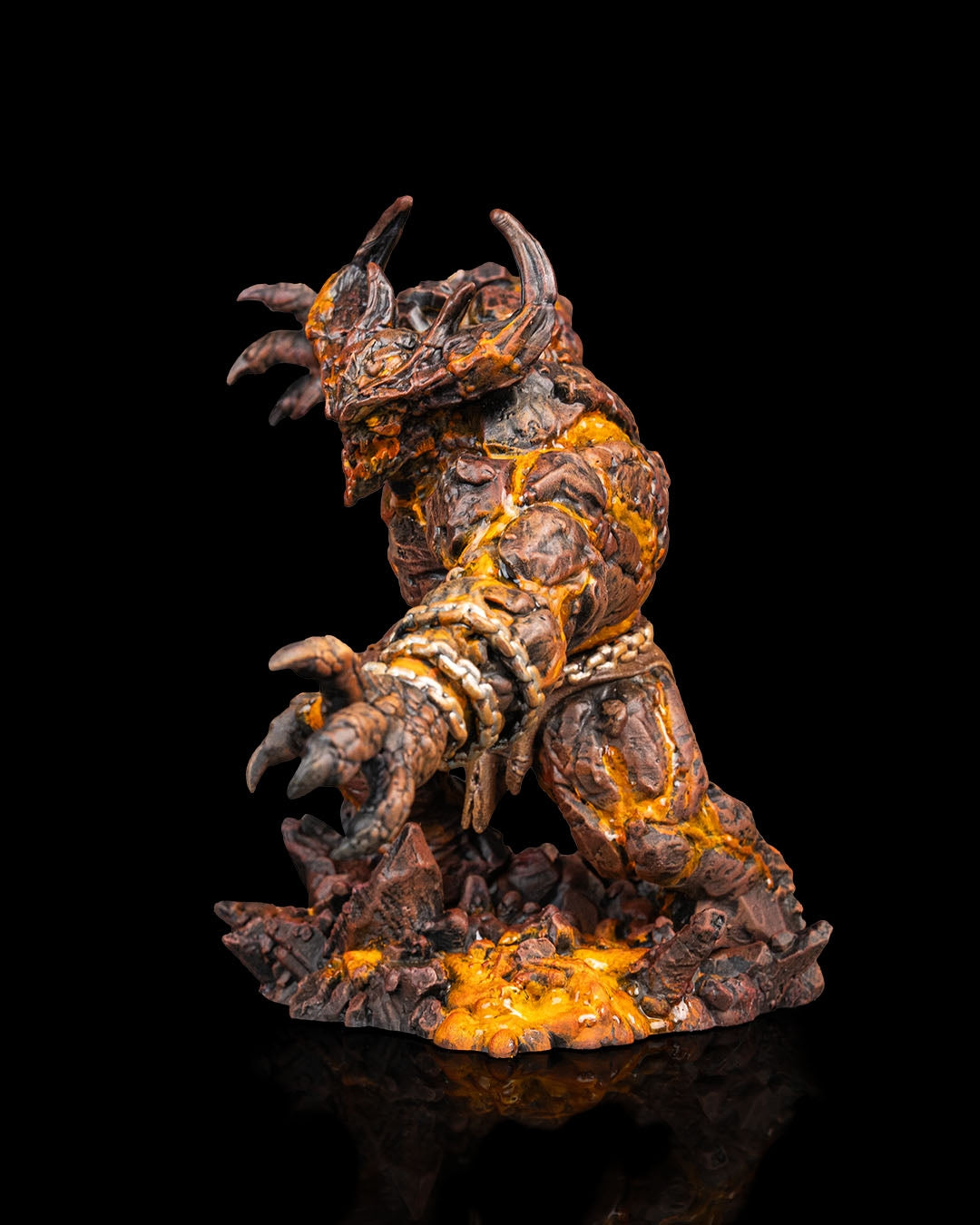 Magma Golem, primed grey