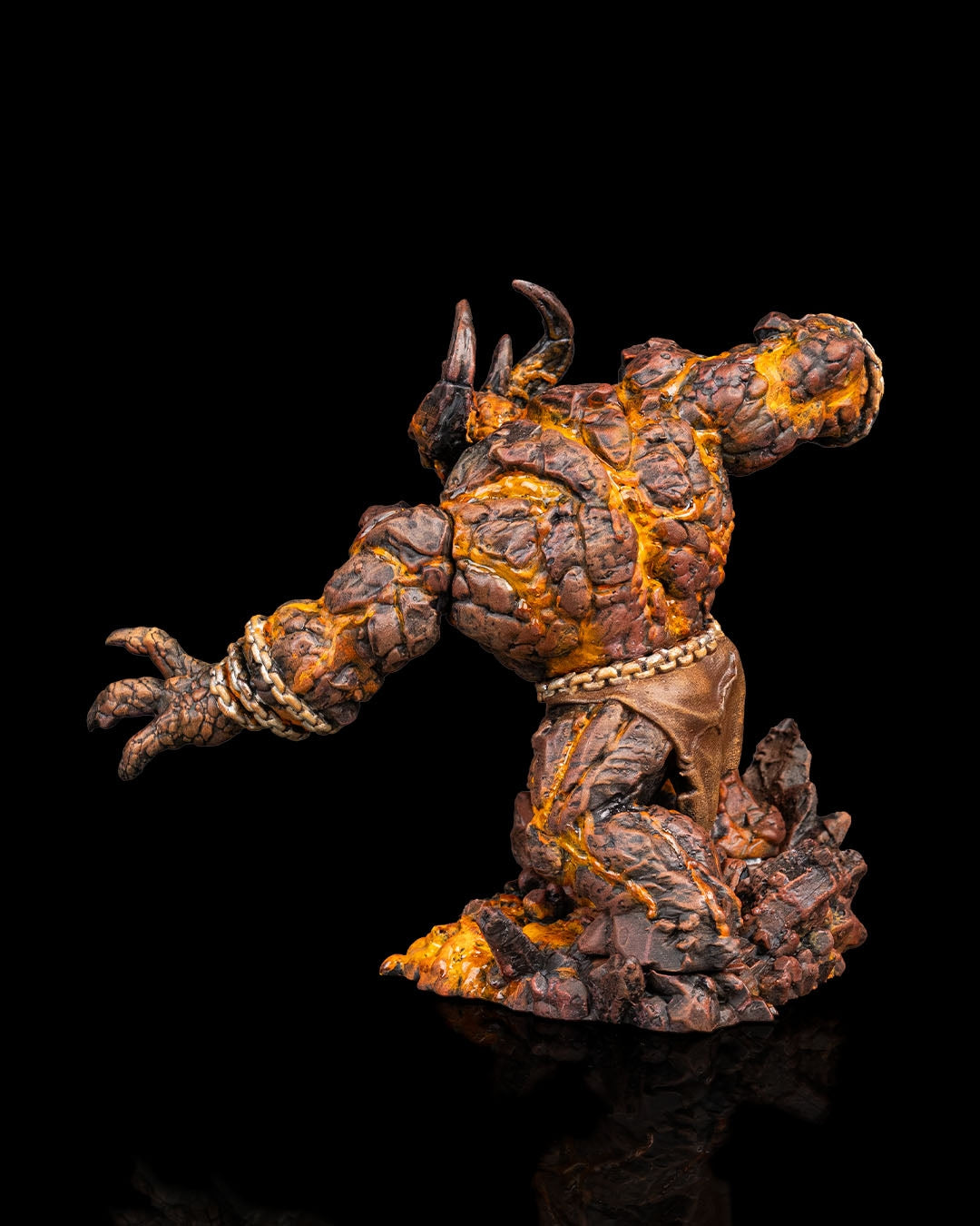 Magma Golem, primed grey