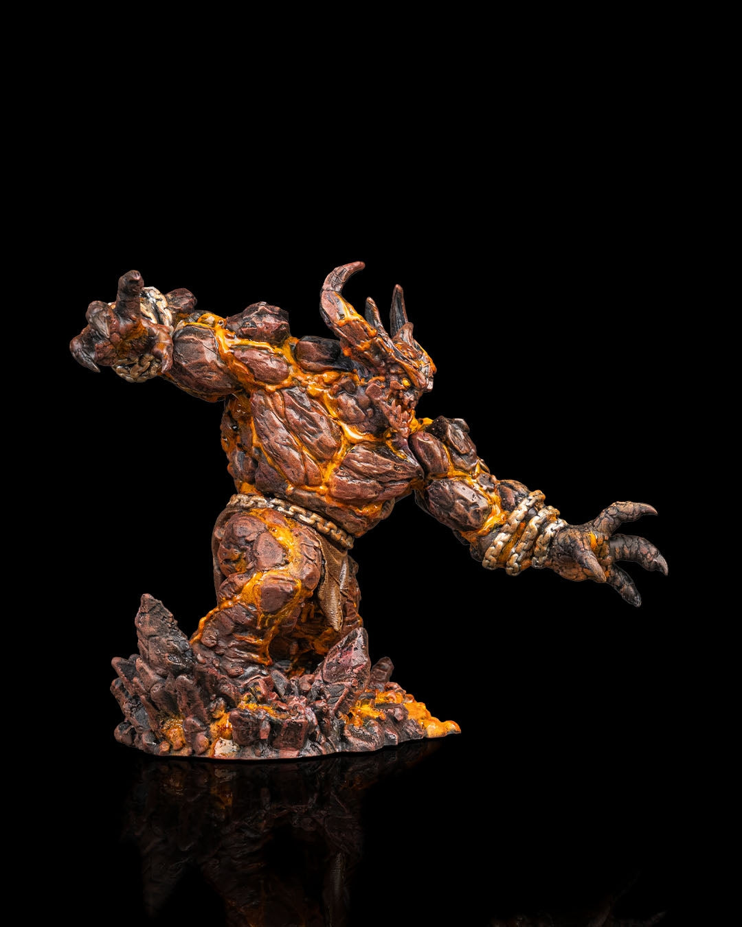Magma Golem, primed grey