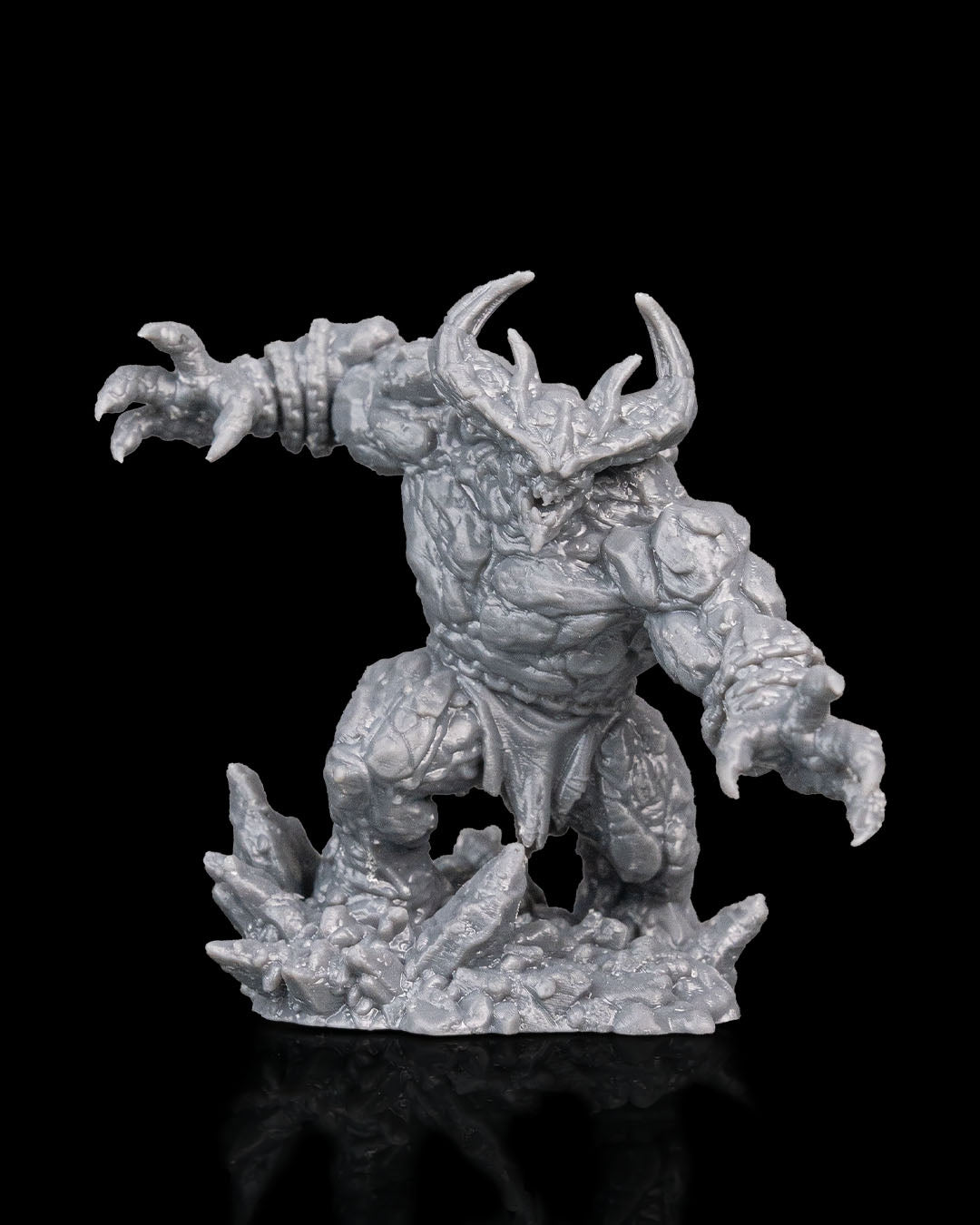 Magma Golem, primed grey